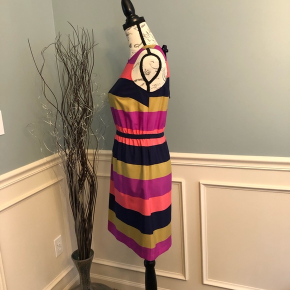 LOFT Stripe Tank Dress XS - Picture 2 of 5